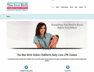 thebestbirth.com screenshot