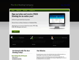 thebesthostingcompany.com screenshot