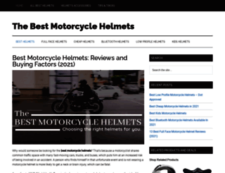 thebestmotorcyclehelmets.com screenshot