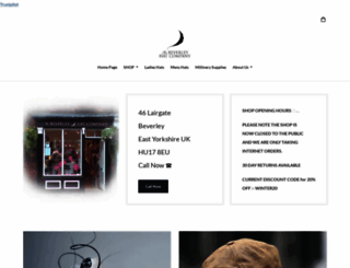 thebeverleyhatcompany.co.uk screenshot
