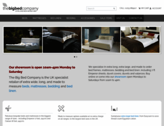thebigbedcompany.co.uk screenshot