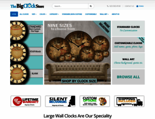 thebigclockstore.com screenshot