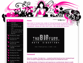 thebigfuss.jimdo.com screenshot