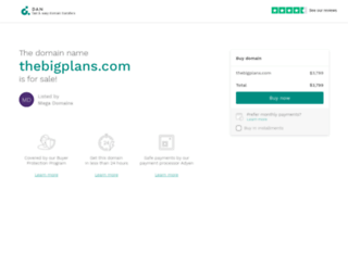 thebigplans.com screenshot