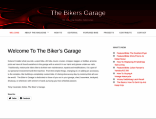 thebikersgarage.wordpress.com screenshot