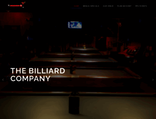 thebilliardcompany.com screenshot