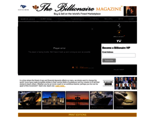 thebillionairemagazine.com screenshot