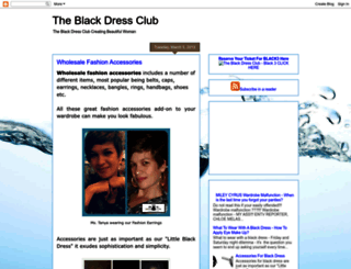 theblackdressclub.blogspot.com screenshot