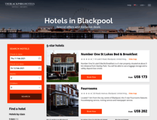 theblackpoolhotels.com screenshot