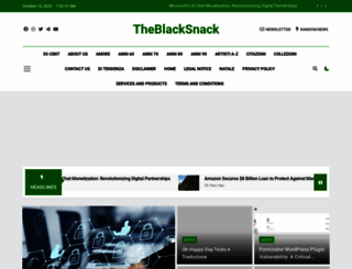 theblacksnack.com screenshot