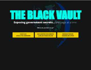 theblackvault.com screenshot