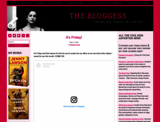 thebloggess.com screenshot