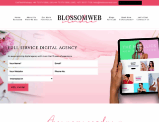 theblossomweb.com screenshot