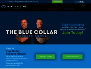 thebluecollarsuccessgroup.com screenshot