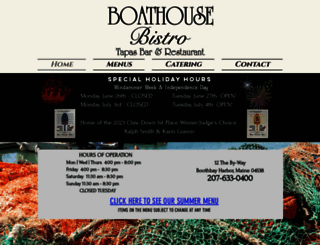 theboathousebistro.net screenshot
