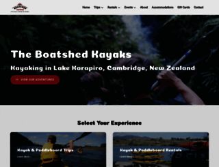 theboatshed.net.nz screenshot