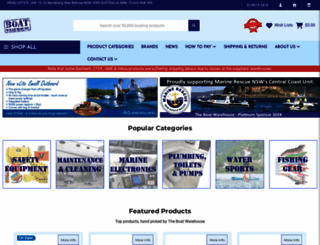 theboatwarehouse.com.au screenshot