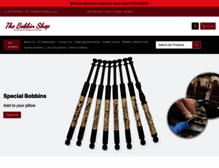 thebobbinshop.com screenshot