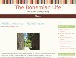 thebohemianlife.com screenshot