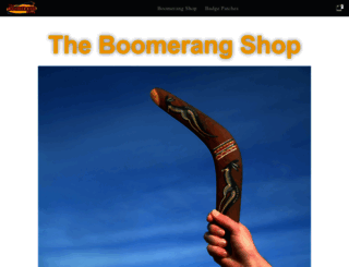 theboomerangshop.com screenshot