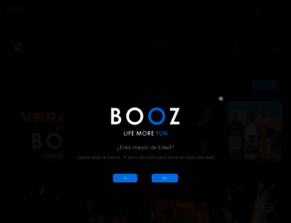 thebooz.com screenshot