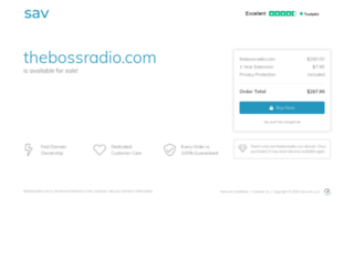 thebossradio.com screenshot