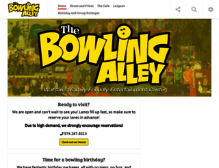 thebowlingalleywarsaw.com screenshot