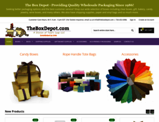 theboxdepot.com screenshot