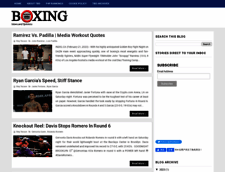 theboxingdiary.com screenshot