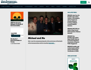thebreakthrough.org screenshot