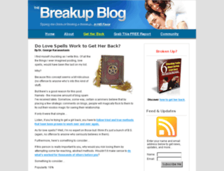 thebreakupblog.com screenshot