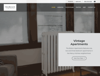 thebretonapts.com screenshot