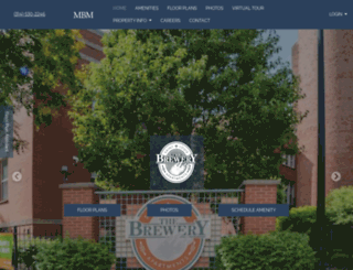 thebreweryapts.com screenshot
