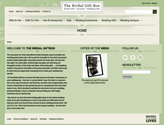 thebridalgiftbox.co.uk screenshot