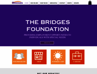 thebridgesfound.org screenshot