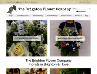 thebrightonflowercompany.co.uk screenshot