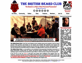 thebritishbeardclub.org screenshot
