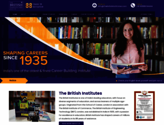 thebritishinstitutes.com screenshot