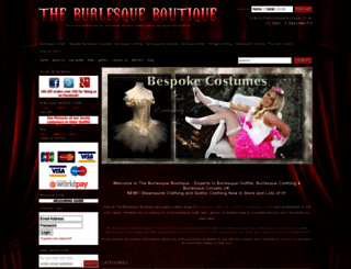 theburlesqueboutique.co.uk screenshot