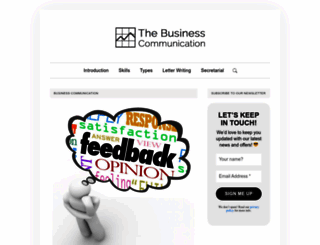 thebusinesscommunication.com screenshot