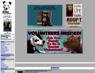 thebusterfoundation.rescuegroups.org screenshot