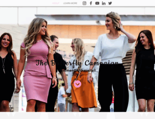 thebutterflycampaign.com screenshot