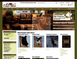 thecabinshop.com screenshot