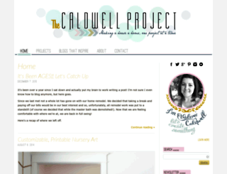 thecaldwellproject.com screenshot