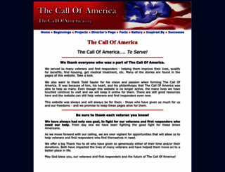 thecallofamerica.org screenshot