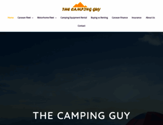 thecampingguy.com screenshot