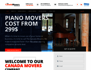 thecanadamovers.ca screenshot