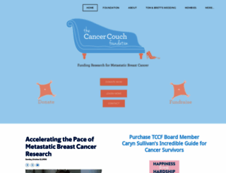 thecancercouch.com screenshot
