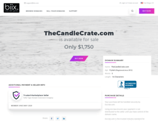 thecandlecrate.com screenshot