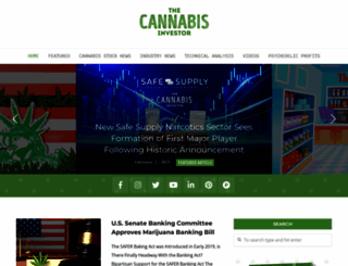 thecannabisinvestor.ca screenshot